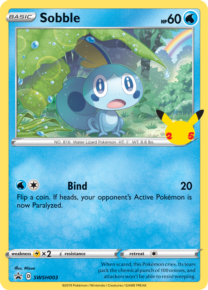 Sobble (SWSH003) (Jumbo Card) [First Partner Pack]