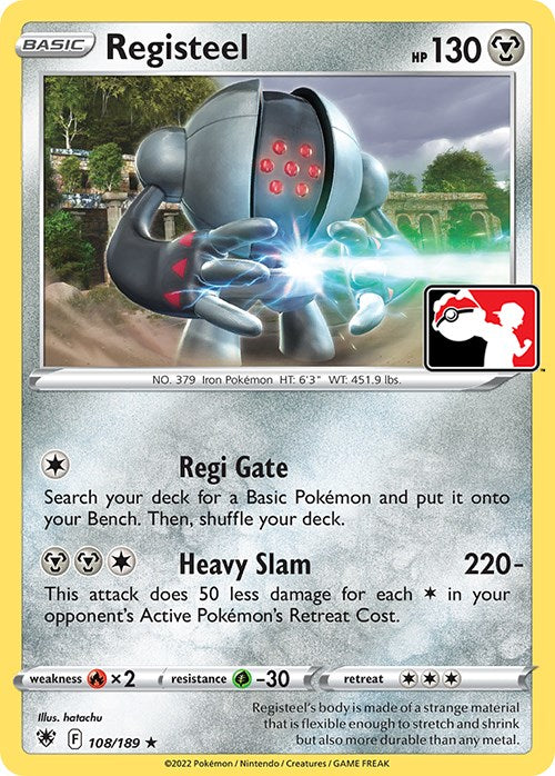 Registeel (108/189) [Prize Pack Series Three]