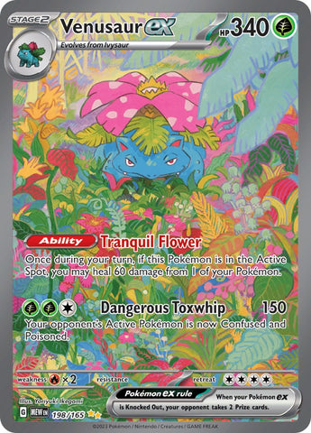 Venusaur ex (198/165) [Scarlet & Violet 151]