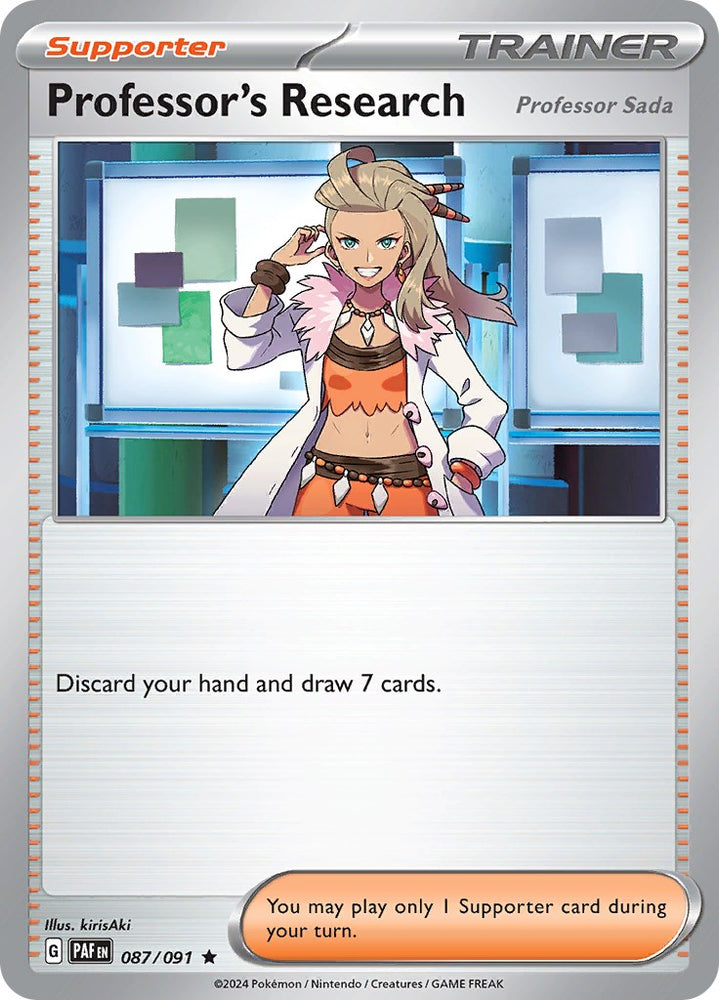 Professor's Research (087/091) [Scarlet & Violet: Paldean Fates]