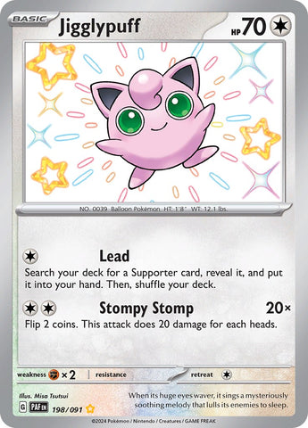 Jigglypuff (198/091) [Scarlet & Violet: Paldean Fates]