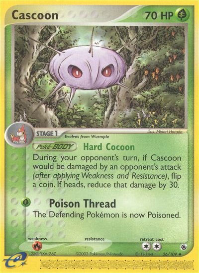 Cascoon (26/109) [EX: Ruby & Sapphire]