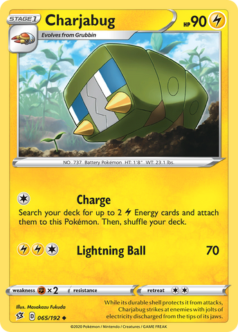 Charjabug (065/192) [Sword & Shield: Rebel Clash]