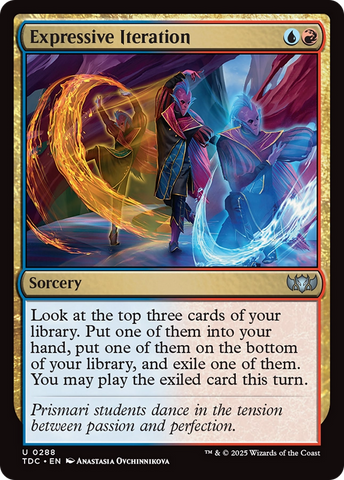 Expressive Iteration [Tarkir: Dragonstorm Commander]