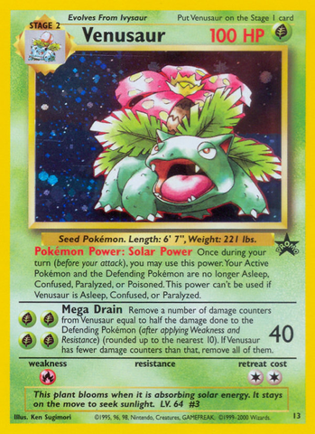 Venusaur (13) [Wizards of the Coast: Black Star Promos]