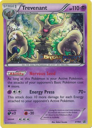 Trevenant (XY94) (Staff) [XY: Black Star Promos]