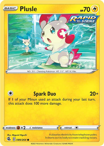 Plusle (089/264) [Sword & Shield: Fusion Strike]