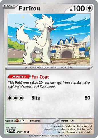 Furfrou (088/131) [Scarlet & Violet: Prismatic Evolutions]