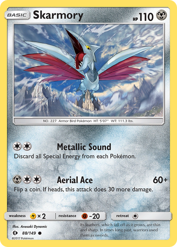 Skarmory (88/149) [Sun & Moon: Base Set]