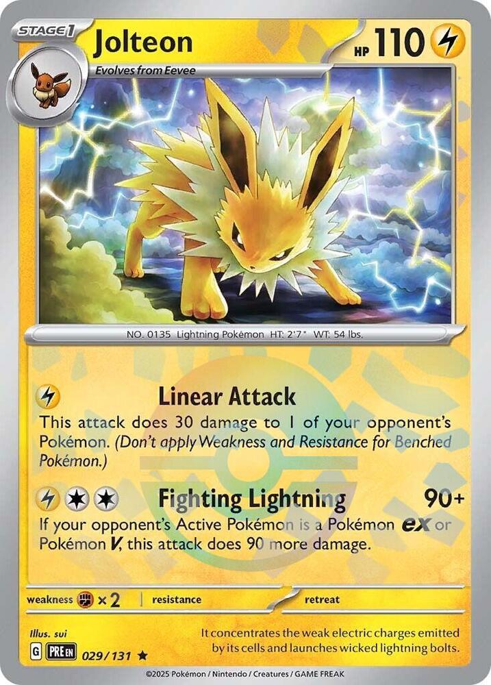 Jolteon (029/131) (Poke Ball Pattern) [Scarlet & Violet: Prismatic Evolutions]