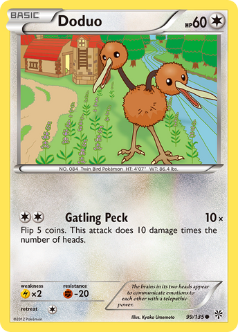 Doduo (99/135) [Black & White: Plasma Storm]