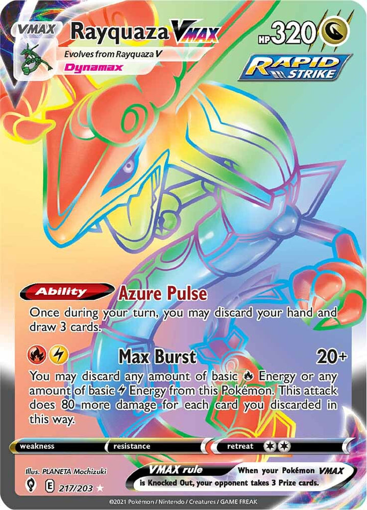 Rayquaza VMAX (217/203) [Sword & Shield: Evolving Skies]