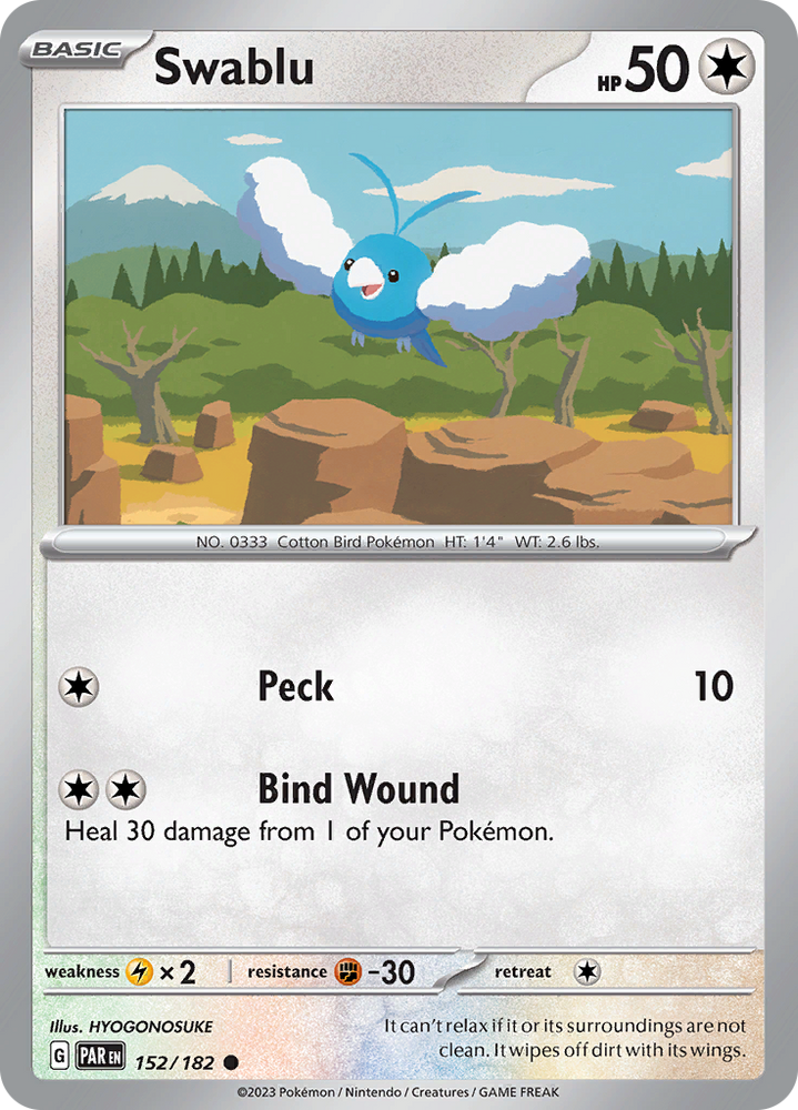 Swablu (152/182) [Scarlet & Violet: Paradox Rift]