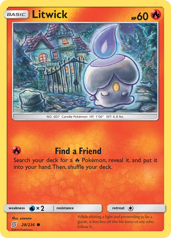 Litwick (28/236) [Sun & Moon: Unified Minds]