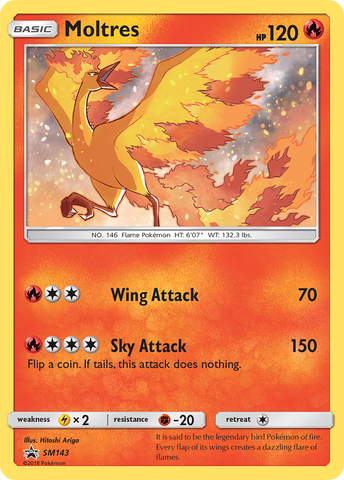 Moltres (SM143) [Sun & Moon: Black Star Promos]