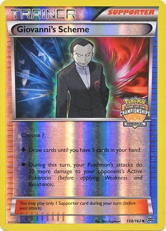 Giovanni's Scheme (138/162) (Championship Promo) [XY: BREAKthrough]