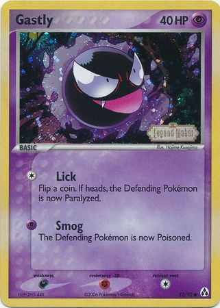 Gastly (52/92) (Stamped) [EX: Legend Maker]