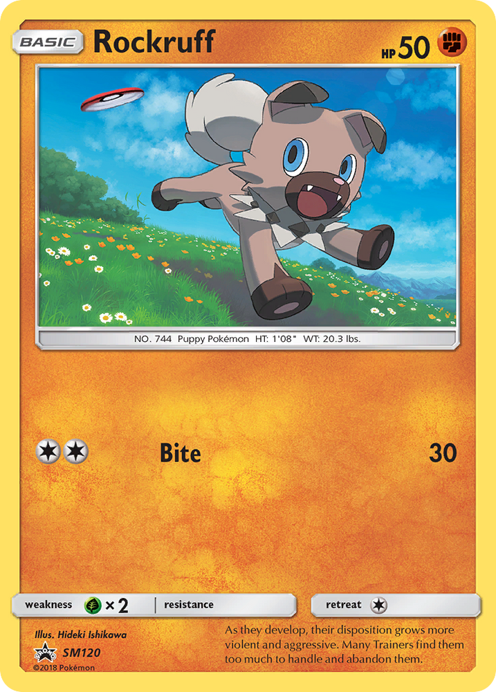 Rockruff (SM120) [Sun & Moon: Black Star Promos]