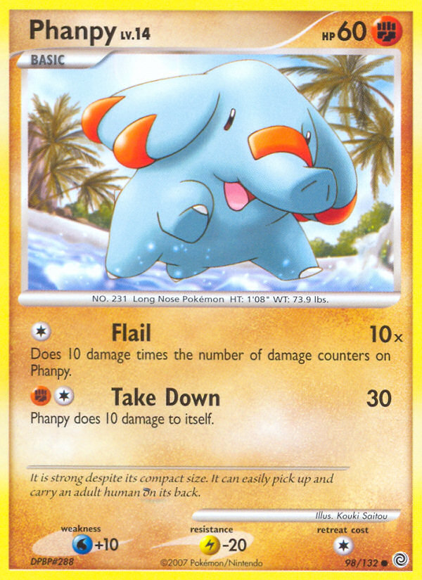 Phanpy (98/132) [Diamond & Pearl: Secret Wonders]