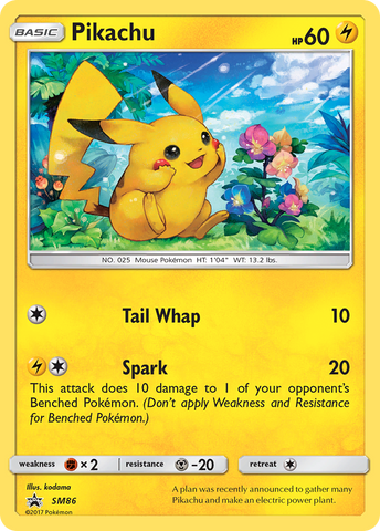 Pikachu (SM86) [Sun & Moon: Black Star Promos]