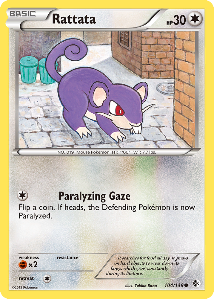 Rattata (104/149) [Black & White: Boundaries Crossed]