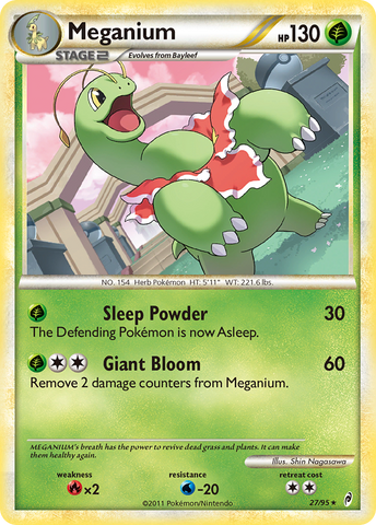 Meganium (27/95) [HeartGold & SoulSilver: Call of Legends]