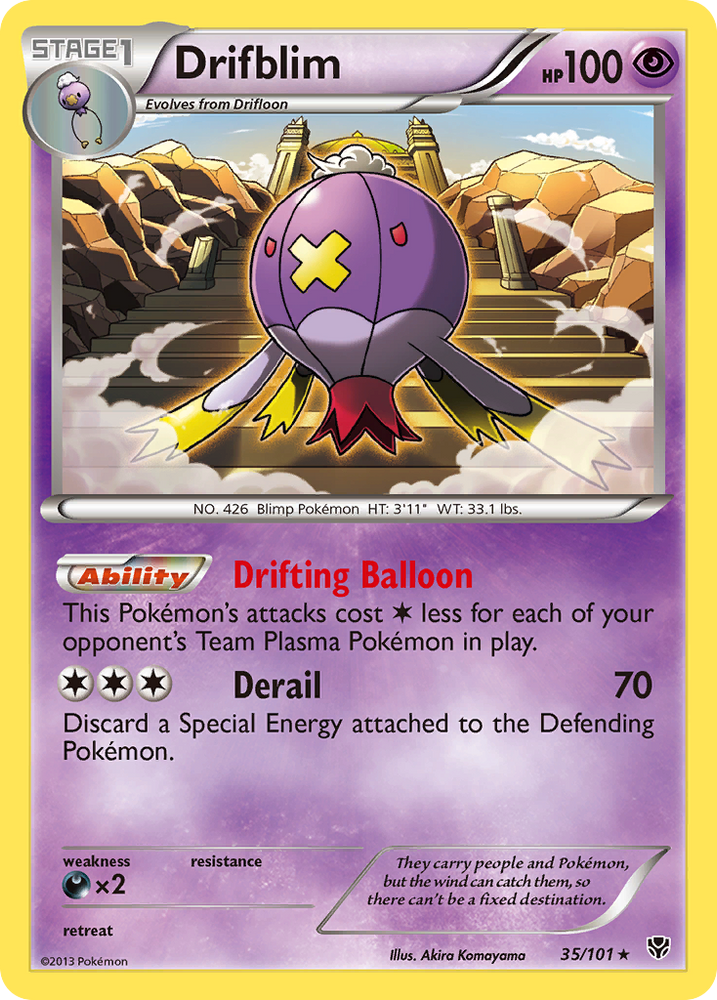 Drifblim (35/101) [Black & White: Plasma Blast]