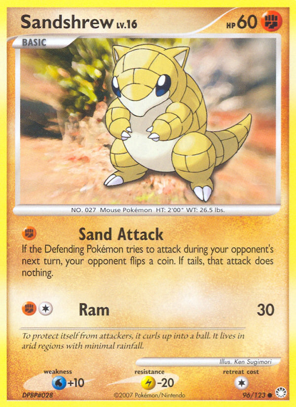 Sandshrew (96/123) [Diamond & Pearl: Mysterious Treasures]