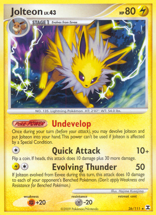 Jolteon (26/111) [Platinum: Rising Rivals]