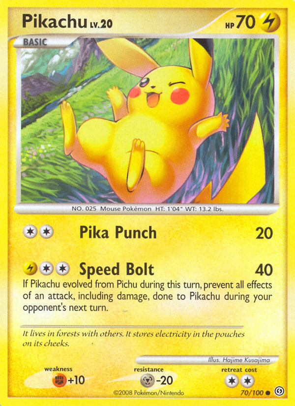 Pikachu (70/100) [Diamond & Pearl: Stormfront]