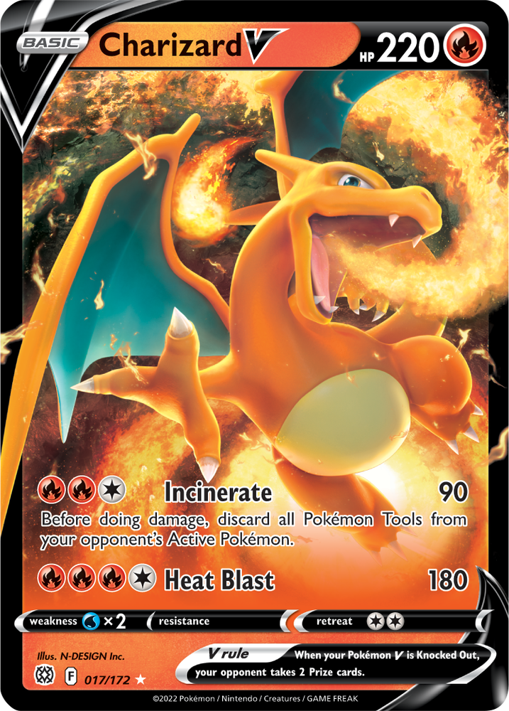 Charizard V (017/172) [Sword & Shield: Brilliant Stars]