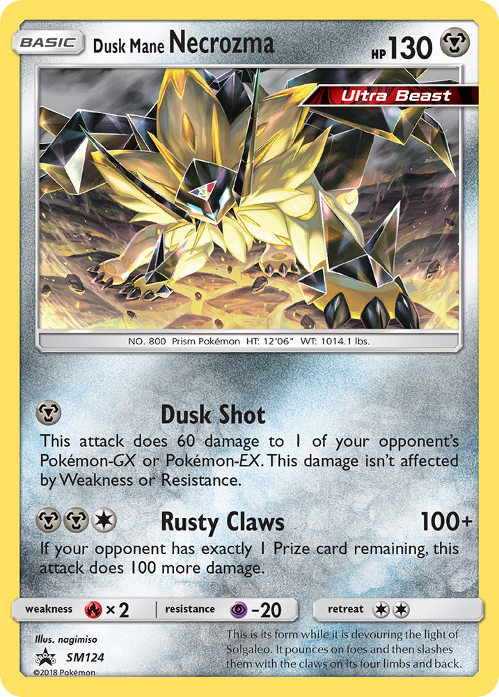 Dusk Mane Necrozma (SM124) [Sun & Moon: Black Star Promos]