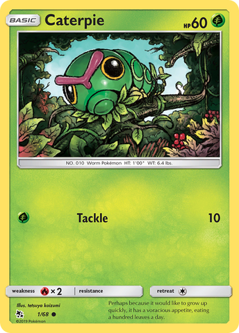 Caterpie (1/68) [Sun & Moon: Hidden Fates]