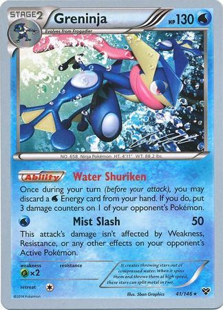 Greninja (41/146) (Ninja Blitz - Cody Walinski) [World Championships 2016]