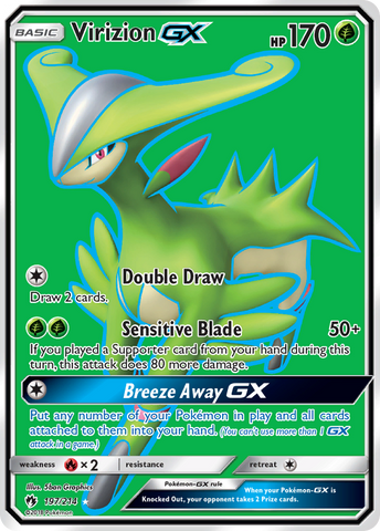 Virizion GX (197/214) [Sun & Moon: Lost Thunder]