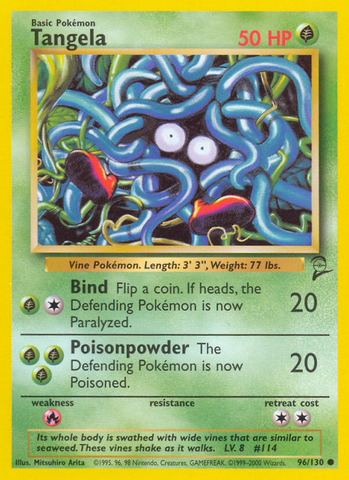 Tangela (96/130) [Base Set 2]