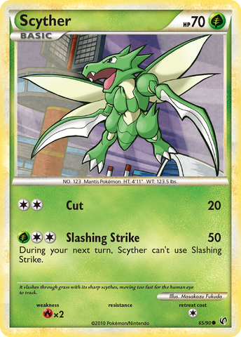 Scyther (65/90) [HeartGold & SoulSilver: Undaunted]