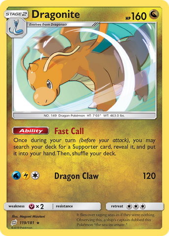 Dragonite (119/181) [Sun & Moon: Team Up]