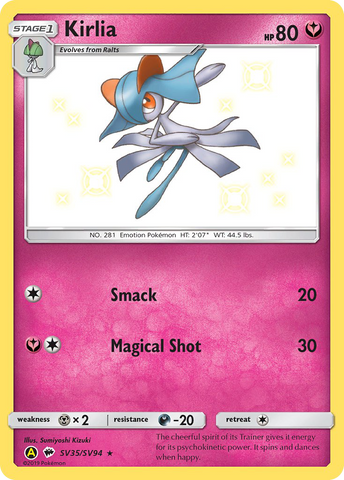 Kirlia (SV35/SV94) [Sun & Moon: Hidden Fates - Shiny Vault]