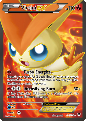 Victini EX (131/135) [Black & White: Plasma Storm]