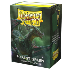 Dragon Shield: Standard 100ct Sleeves - Forest Green (Matte)