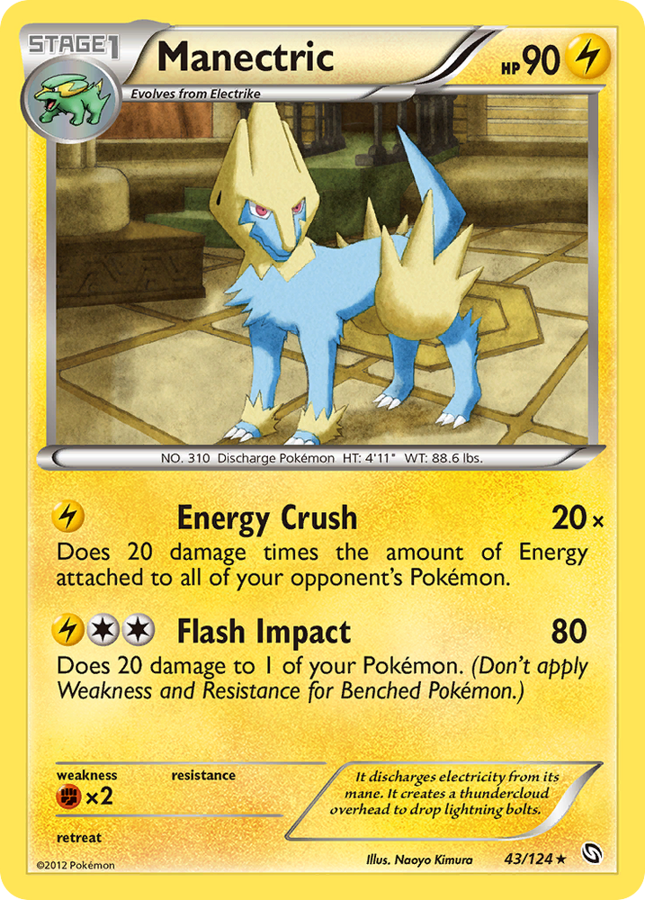 Manectric (43/124) [Black & White: Dragons Exalted]