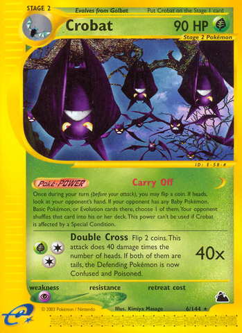 Crobat (6/144) [Skyridge]