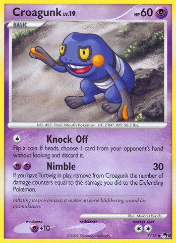 Croagunk (7/17) [POP Series 9]