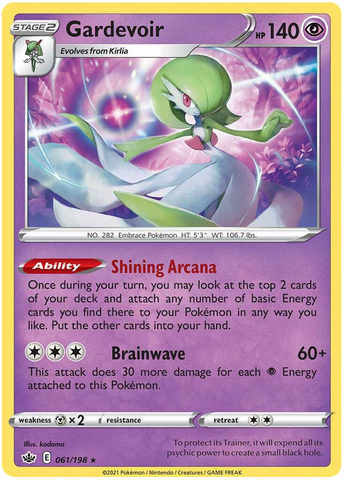 Gardevoir (061/198) (Theme Deck Exclusive) [Sword & Shield: Chilling Reign]