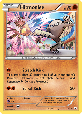 Hitmonlee (47/83) [XY: Generations]