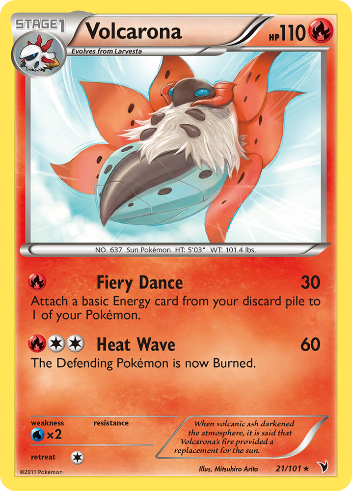 Volcarona (21/101) [Black & White: Noble Victories]