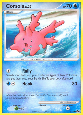 Corsola (13/17) [POP Series 7]