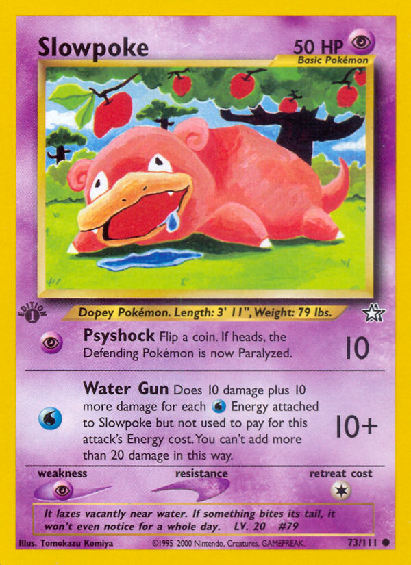 Slowpoke (73/111) [Neo Genesis 1st Edition]