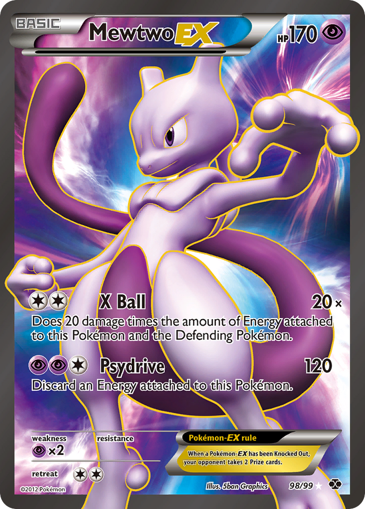 Mewtwo EX (98/99) [Black & White: Next Destinies]